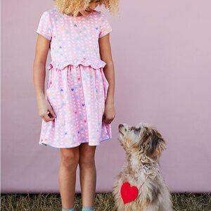 Matilda Jane Dream Chasers Paper Heart Dress - Pink